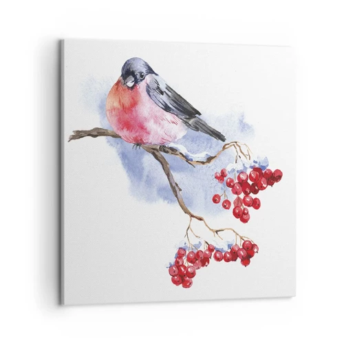 Cuadro sobre lienzo - Impresión de Imagen - Invierno en color - 50x50 cm