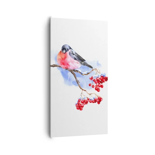 Cuadro sobre lienzo - Impresión de Imagen - Invierno en color - 65x120 cm
