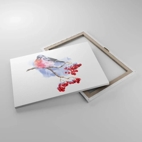 Cuadro sobre lienzo - Impresión de Imagen - Invierno en color - 70x50 cm