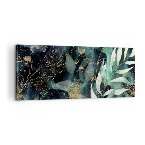 Cuadro sobre lienzo - Impresión de Imagen - Jardín encantado - 100x40 cm