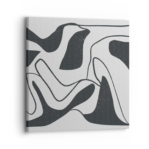 Cuadro sobre lienzo - Impresión de Imagen - Juego abstracto en un laberinto - 30x30 cm
