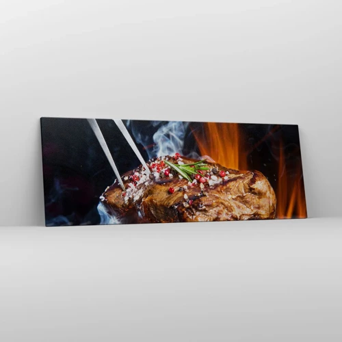 Cuadro sobre lienzo - Impresión de Imagen - Jugoso y fragante - 140x50 cm