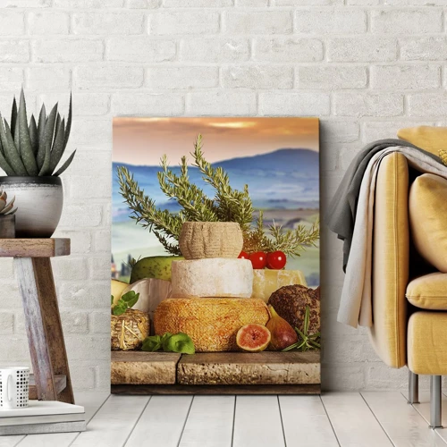 Cuadro sobre lienzo - Impresión de Imagen - La alegría de vivir italiana - 50x70 cm