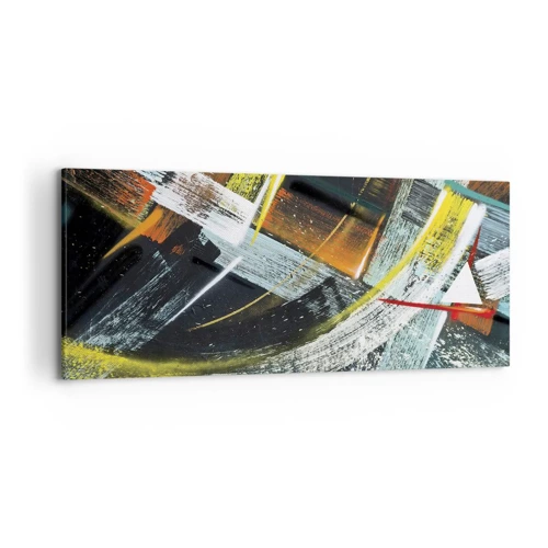 Cuadro sobre lienzo - Impresión de Imagen - La energía del movimiento - 120x50 cm