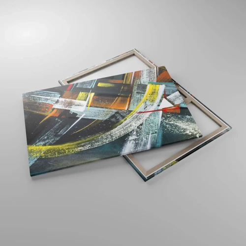 Cuadro sobre lienzo - Impresión de Imagen - La energía del movimiento - 120x80 cm