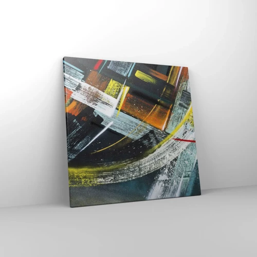 Cuadro sobre lienzo - Impresión de Imagen - La energía del movimiento - 50x50 cm