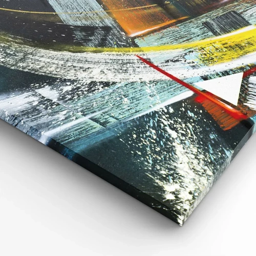 Cuadro sobre lienzo - Impresión de Imagen - La energía del movimiento - 65x120 cm