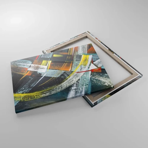 Cuadro sobre lienzo - Impresión de Imagen - La energía del movimiento - 70x50 cm