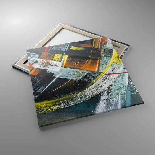 Cuadro sobre lienzo - Impresión de Imagen - La energía del movimiento - 70x70 cm
