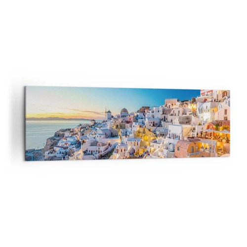 Cuadro sobre lienzo - Impresión de Imagen - La esencia de lo griego - 160x50 cm