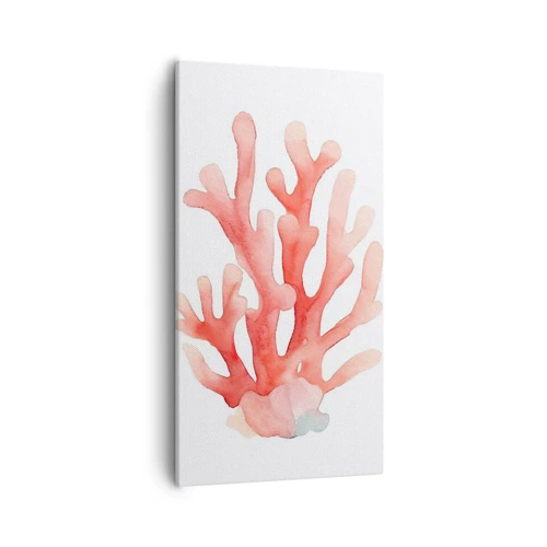 Cuadro sobre lienzo - Impresión de Imagen - La hermosura del color coral - 55x100 cm