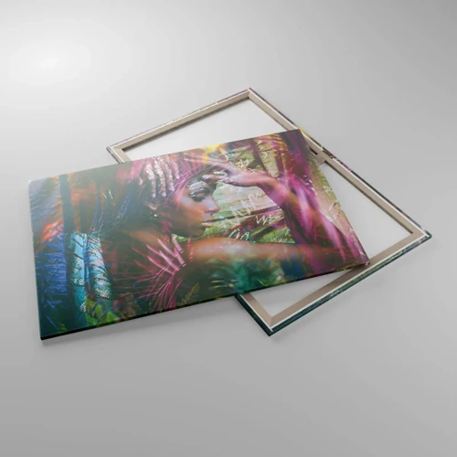 Cuadro sobre lienzo - Impresión de Imagen - La madre naturaleza en la selva - 100x70 cm
