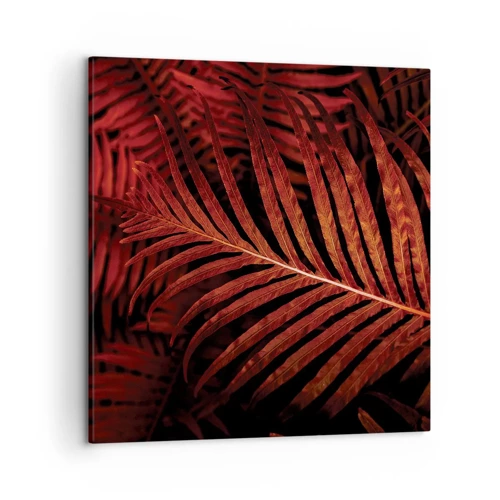Cuadro sobre lienzo - Impresión de Imagen - Las brasas de la vida - 50x50 cm