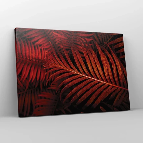 Cuadro sobre lienzo - Impresión de Imagen - Las brasas de la vida - 70x50 cm