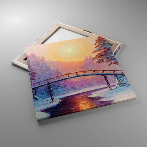 Cuadro sobre lienzo - Impresión de Imagen - Las cuatro estaciones: el invierno - 60x60 cm