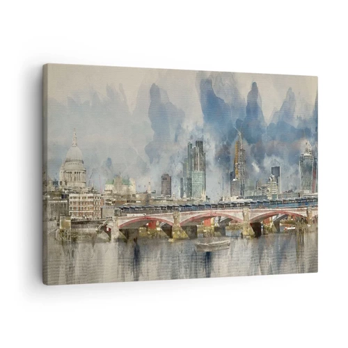 Cuadro sobre lienzo - Impresión de Imagen - Londres en todo su esplendor - 70x50 cm