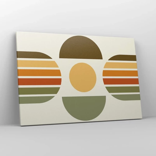 Cuadro sobre lienzo - Impresión de Imagen - Los tonos de la tierra - 120x80 cm