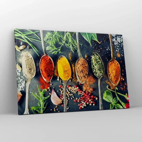 Cuadro sobre lienzo - Impresión de Imagen - Magia culinaria - 120x80 cm