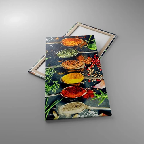 Cuadro sobre lienzo - Impresión de Imagen - Magia culinaria - 65x120 cm