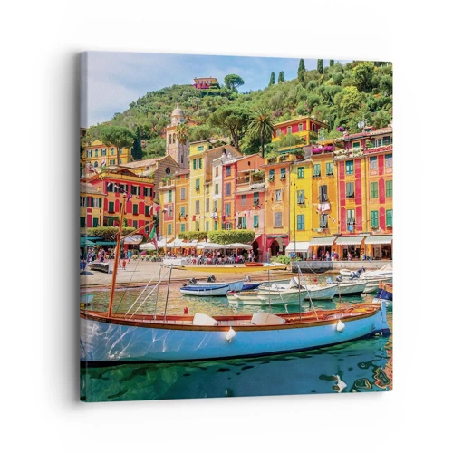 Cuadro sobre lienzo - Impresión de Imagen - Mañanas italianas - 30x30 cm