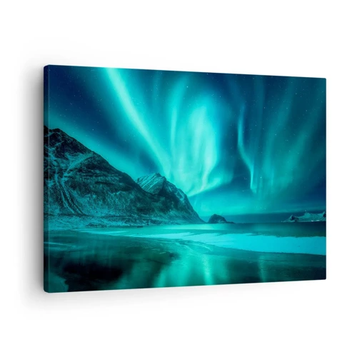 Cuadro sobre lienzo - Impresión de Imagen - Maravillas del norte - 70x50 cm