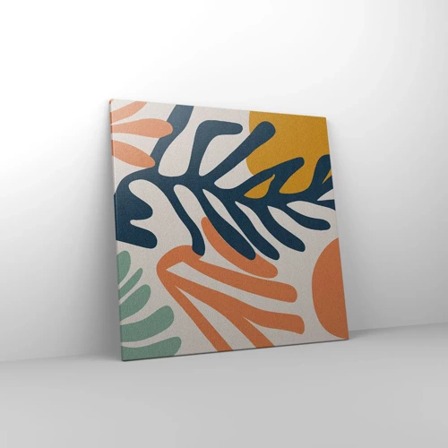 Cuadro sobre lienzo - Impresión de Imagen - Mares de coral - 70x70 cm