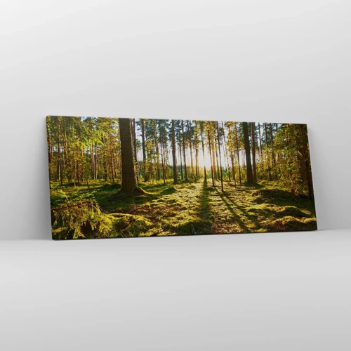 Cuadro sobre lienzo - Impresión de Imagen - ...Más allá de los siete bosques - 100x40 cm