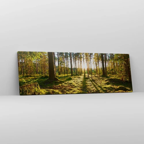 Cuadro sobre lienzo - Impresión de Imagen - ...Más allá de los siete bosques - 90x30 cm