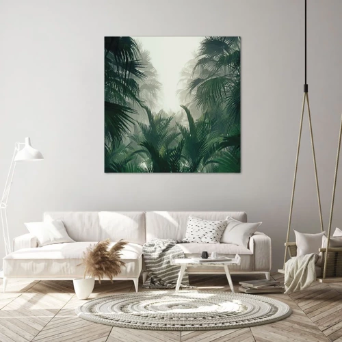 Cuadro sobre lienzo - Impresión de Imagen - Misterio tropical - 40x40 cm