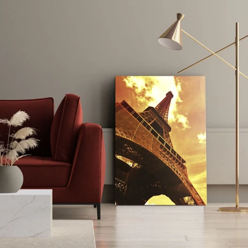 Cuadro sobre lienzo - Impresión de Imagen - Monumental, dorado por el sol - 50x70 cm