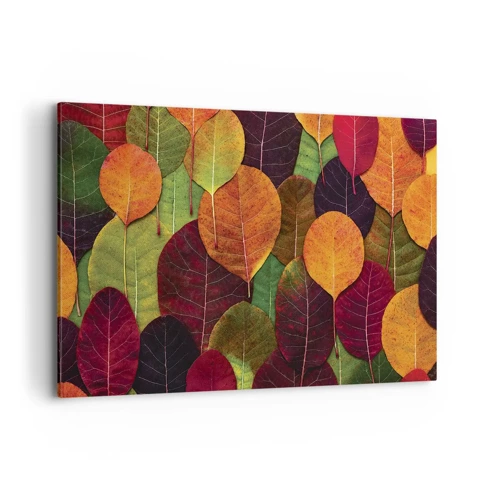 Cuadro sobre lienzo - Impresión de Imagen - Mosaico de otoño - 120x80 cm