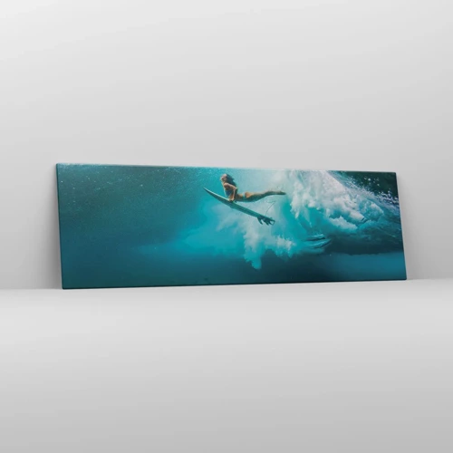Cuadro sobre lienzo - Impresión de Imagen - Mundo submarino - 160x50 cm