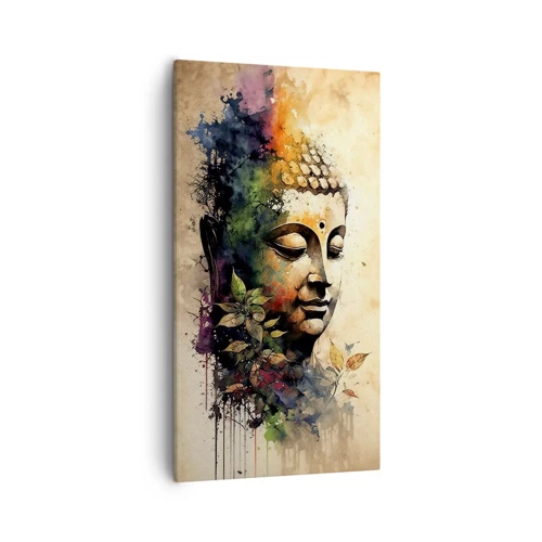 Cuadro sobre lienzo - Impresión de Imagen - Namaste - 55x100 cm