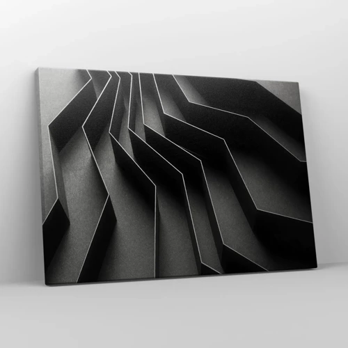 Cuadro sobre lienzo - Impresión de Imagen - Orden espacial - 70x50 cm