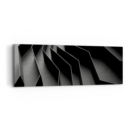 Cuadro sobre lienzo - Impresión de Imagen - Orden espacial - 90x30 cm