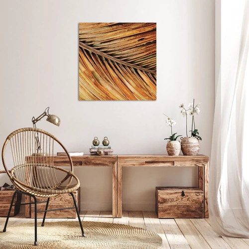 Cuadro sobre lienzo - Impresión de Imagen - Oro de coco - 60x60 cm