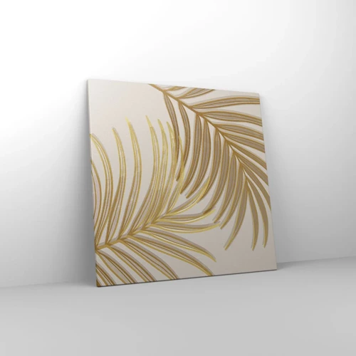 Cuadro sobre lienzo - Impresión de Imagen - Palma de Oro - 70x70 cm
