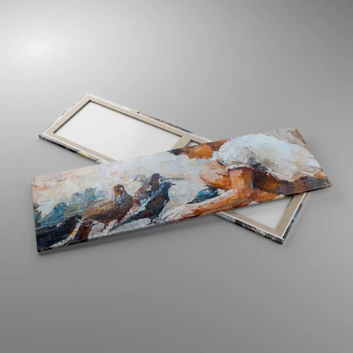 Cuadro sobre lienzo - Impresión de Imagen - Pequeños y dulces - 160x50 cm