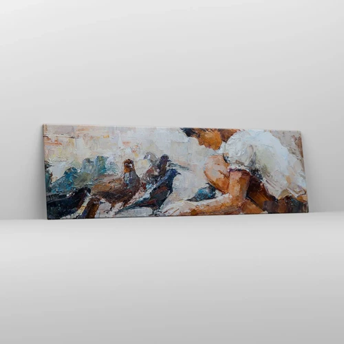 Cuadro sobre lienzo - Impresión de Imagen - Pequeños y dulces - 160x50 cm