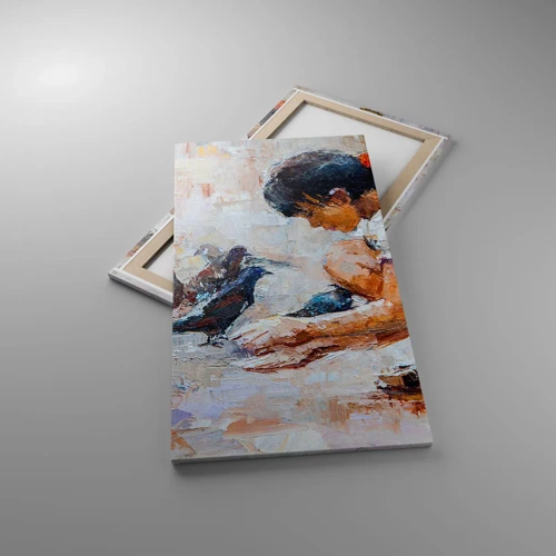 Cuadro sobre lienzo - Impresión de Imagen - Pequeños y dulces - 55x100 cm