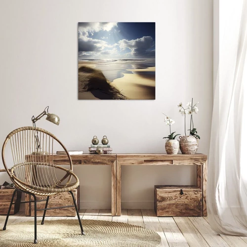 Cuadro sobre lienzo - Impresión de Imagen - Playa, playa salvaje - 30x30 cm