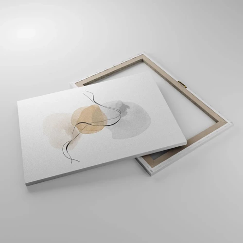 Cuadro sobre lienzo - Impresión de Imagen - Pompas de aire - 70x50 cm