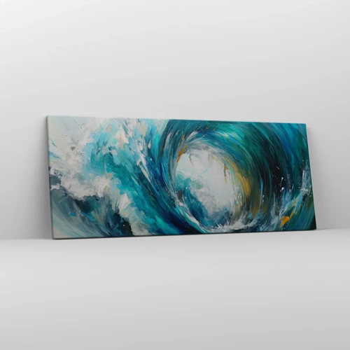 Cuadro sobre lienzo - Impresión de Imagen - Portal marino - 100x40 cm