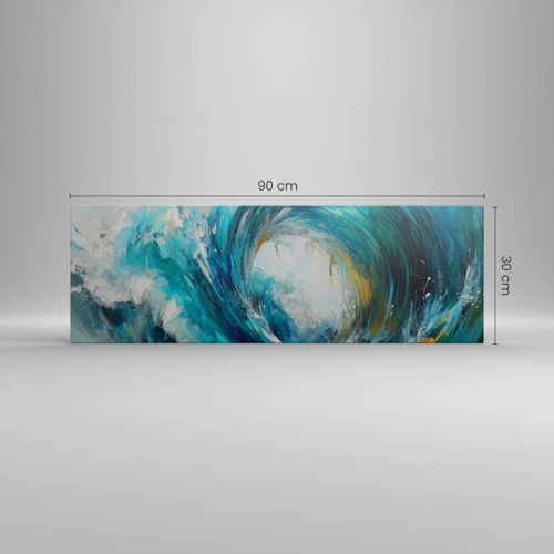 Cuadro sobre lienzo - Impresión de Imagen - Portal marino - 90x30 cm