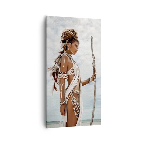 Cuadro sobre lienzo - Impresión de Imagen - Reina de los trópicos - 55x100 cm