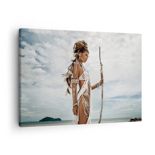 Cuadro sobre lienzo - Impresión de Imagen - Reina de los trópicos - 70x50 cm