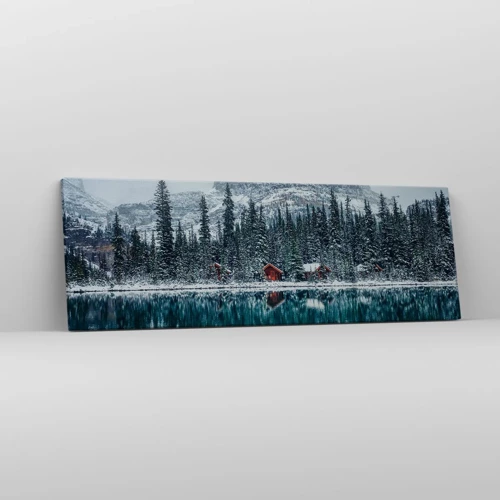 Cuadro sobre lienzo - Impresión de Imagen - Retiro canadiense - 90x30 cm