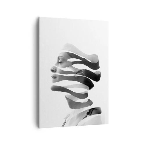 Cuadro sobre lienzo - Impresión de Imagen - Retrato surrealista - 50x70 cm