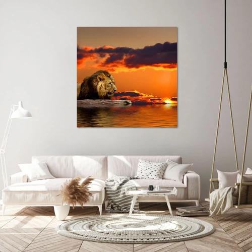 Cuadro sobre lienzo - Impresión de Imagen - Rey de la naturaleza - 30x30 cm