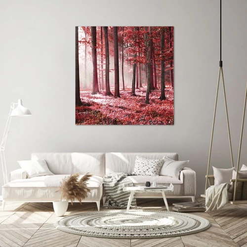 Cuadro sobre lienzo - Impresión de Imagen - Rojo como el que más - 30x30 cm